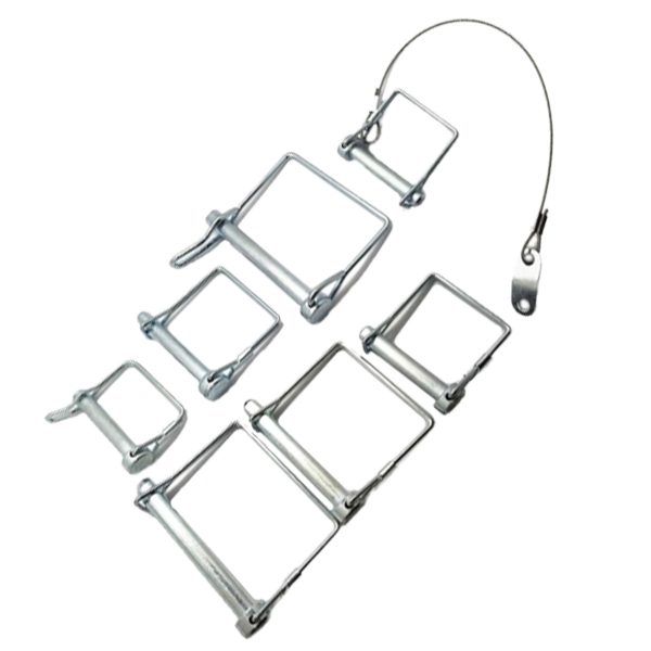Factory Wholesale Steel SS Quick Release Wire Round Shaft Safety Lock Pin Square Type Linch D Shape Locking Pins
