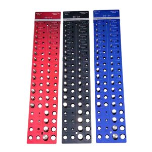 High Quality Precision Inspection 28 34 Bolt Nut Gauge Aluminum 14 Metric 14 Standard Scale Nut Bolt  Thread Checker